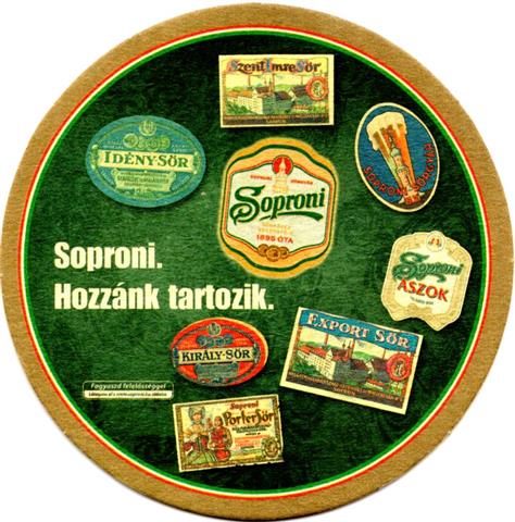 sopron nd-h soproni rund 1b (215-8 etiketten)